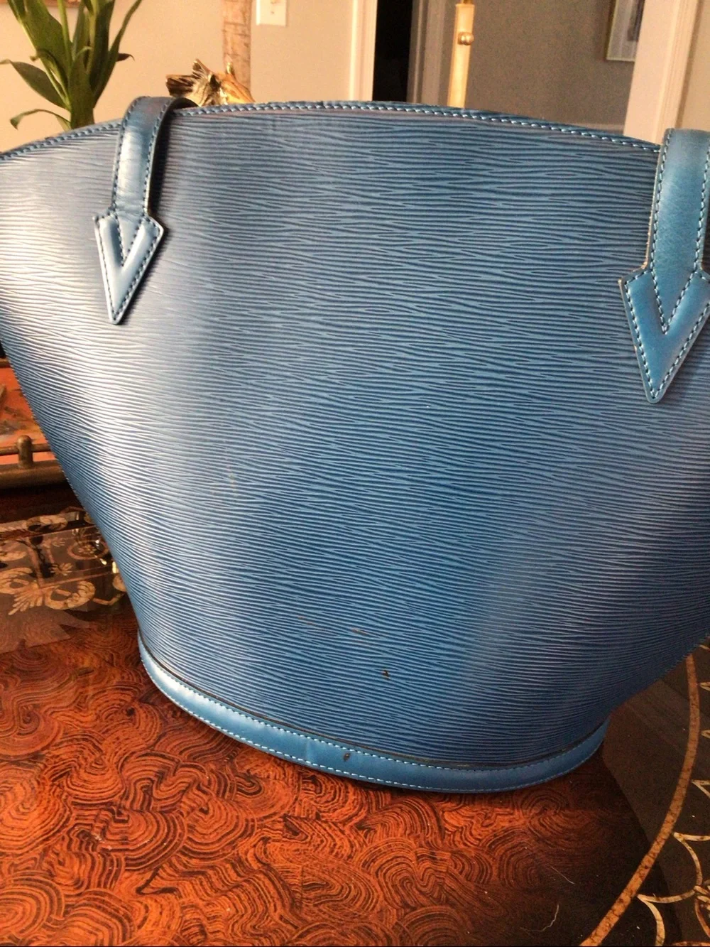 Louis Vuitton St Jacques Blue Tote Bag